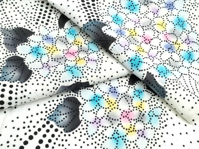 平和屋着物∴夏物 浴衣 紫陽花 流水文 綿 逸品 CABD2745ng