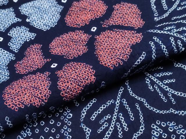 平和屋着物∴夏物 浴衣 有松鳴海絞り 紫陽花 綿 逸品 CABD2760ng