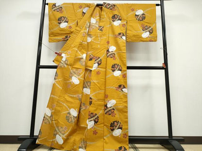 平和屋着物∴夏物 浴衣 雪芝雪輪花兎 日本製 綿 逸品 CABD2781ng