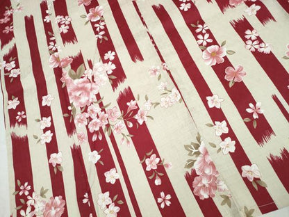 平和屋着物∴夏物 女の子 浴衣 舞花間道 綿 逸品 CABD2782ng