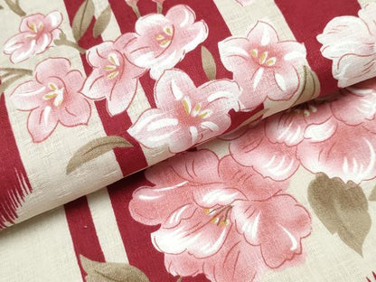 平和屋着物∴夏物 女の子 浴衣 舞花間道 綿 逸品 CABD2782ng