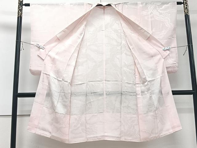 平和屋着物■長襦袢　単衣　雲取り鶴文　暈し染め　洗える着物　CABD2821xi
