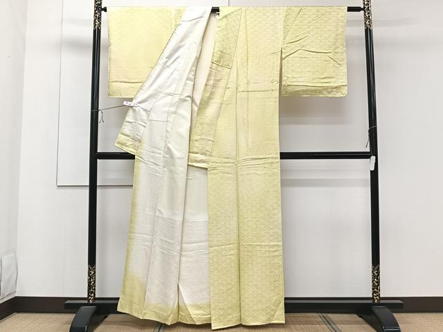平和屋着物■上質な小紋　青海波地紋　暈し染め　正絹　逸品　CABD2825xi