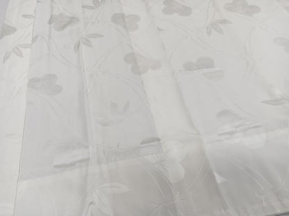 平和屋着物■長襦袢 無双仕立て 舞花地紋 正絹 逸品 CABD2842xi