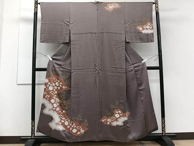 平和屋着物■訪問着　絞り　辻が花　正絹　逸品　CABD2846xi