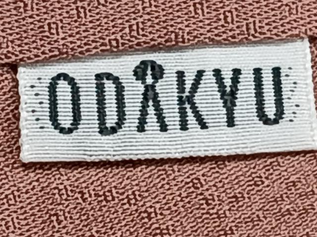 平和屋着物■上質な色無地　切嵌亀甲文　櫨色　小田急扱い　正絹　逸品　CABD2862xi
