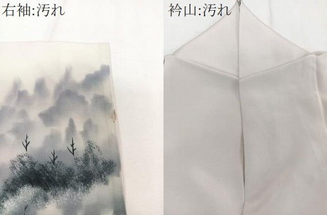 平和屋着物■訪問着 樹林シルエット 正絹 逸品 CABD2943xi