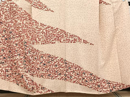 平和屋着物■訪問着 草葉文 正絹 逸品 CABD2944xi