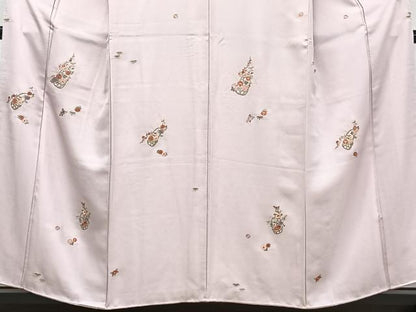 平和屋着物■訪問着 刺繍 飾花文 金彩 正絹 逸品 CABD2953xi