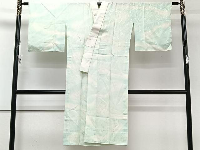 平和屋着物■長襦袢 無双仕立て 菊尽くし地紋 暈し染め 正絹 逸品 CABD2954xi