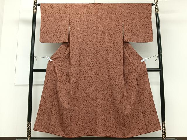 平和屋着物■上質な小紋 小花文 正絹 逸品 CABD2965xi