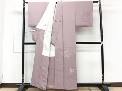 平和屋着物■訪問着 風景人物文 正絹 逸品 未使用 CABD2966xi