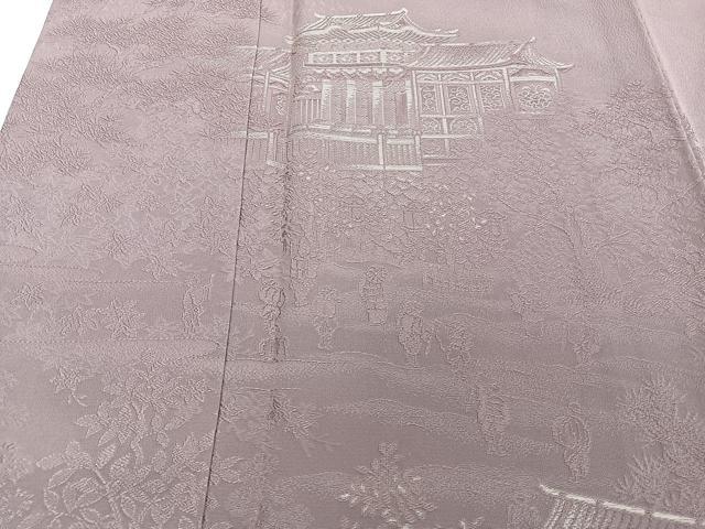 平和屋着物■訪問着 風景人物文 正絹 逸品 未使用 CABD2966xi