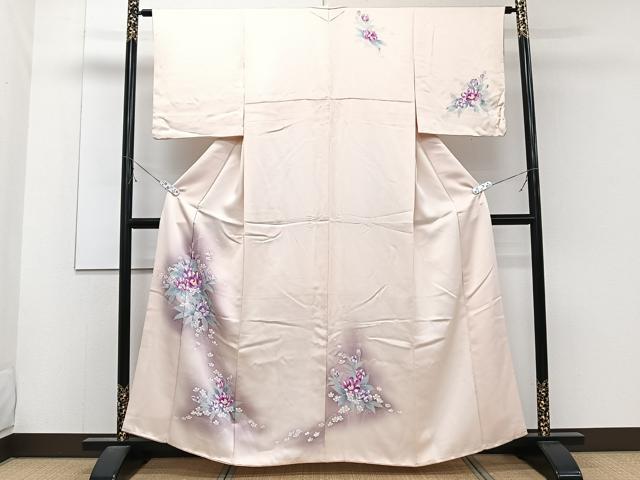 平和屋着物■訪問着 草花文 暈し染め 大丸扱い 正絹 逸品 CABD2981xi