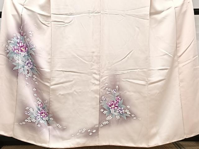 平和屋着物■訪問着 草花文 暈し染め 大丸扱い 正絹 逸品 CABD2981xi