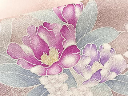 平和屋着物■訪問着 草花文 暈し染め 大丸扱い 正絹 逸品 CABD2981xi