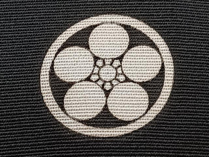 平和屋着物■豪華黒留袖 駒刺繍 地紙花鳥文 金彩 正絹 逸品 CABD2984xi
