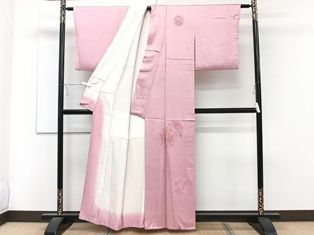 平和屋着物■中国三大刺繍 総相良刺繍 訪問着 花鳥文 正絹 逸品 CABD3000xi