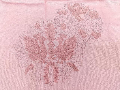 平和屋着物■中国三大刺繍 総相良刺繍 訪問着 花鳥文 正絹 逸品 CABD3000xi