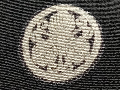 平和屋着物■豪華黒留袖 駒刺繍 一珍染め 枝松文 正絹 逸品 CABD3012xi