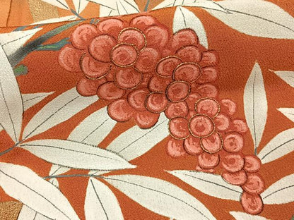 平和屋着物■豪華黒留袖 駒刺繍 南天文 暈し染め 金彩 正絹 逸品 CABD3073xi