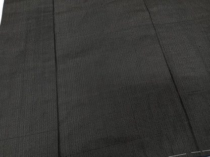 平和屋着物■男性　紬　アンサンブル　格子　正絹　逸品　CABD3081xi