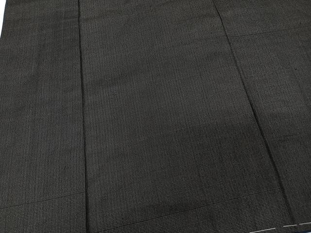 平和屋着物■男性　紬　アンサンブル　格子　正絹　逸品　CABD3081xi