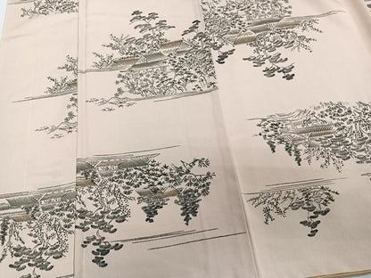 平和屋着物■上質な小紋 風景文 正絹 逸品 CABD3084xi