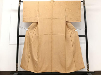 平和屋着物■上質な小紋　毘沙門亀甲　正絹　逸品　CABD3098xi