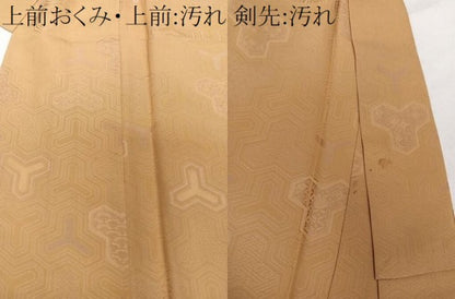 平和屋着物■上質な小紋　毘沙門亀甲　正絹　逸品　CABD3098xi