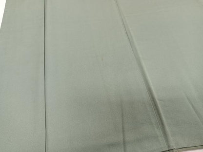 平和屋着物■上質な色無地　深川鼠色　正絹　逸品　CABD3099xi