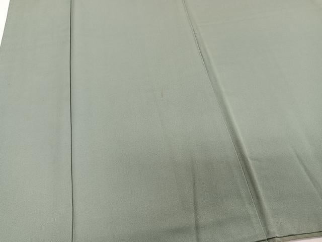 平和屋着物■上質な色無地　深川鼠色　正絹　逸品　CABD3099xi