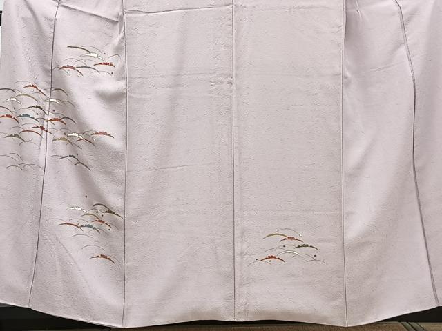 平和屋着物■訪問着　雪芝文　金彩　正絹　逸品　CABD3131xi