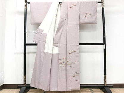 平和屋着物■訪問着　雪芝文　金彩　正絹　逸品　CABD3131xi