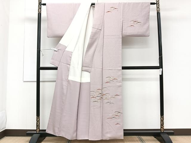 平和屋着物■訪問着　雪芝文　金彩　正絹　逸品　CABD3131xi