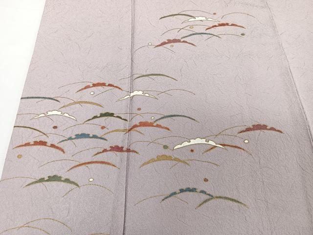 平和屋着物■訪問着　雪芝文　金彩　正絹　逸品　CABD3131xi