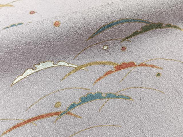 平和屋着物■訪問着　雪芝文　金彩　正絹　逸品　CABD3131xi