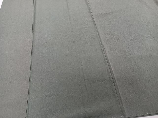 平和屋着物■上質な色無地　灰汁色　正絹　逸品　CABD3144xi