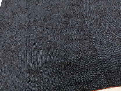 平和屋着物■上質な紬　鼓文　正絹　逸品　CABD3193xi