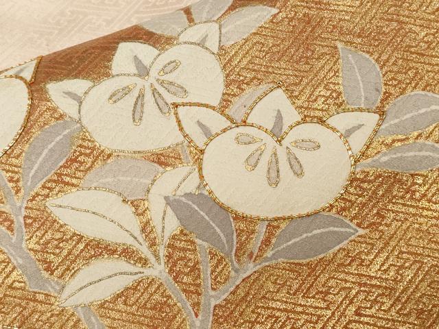平和屋着物■豪華色留袖 駒刺繍 吉祥枝花文 金彩 正絹 逸品 CABD3244ev