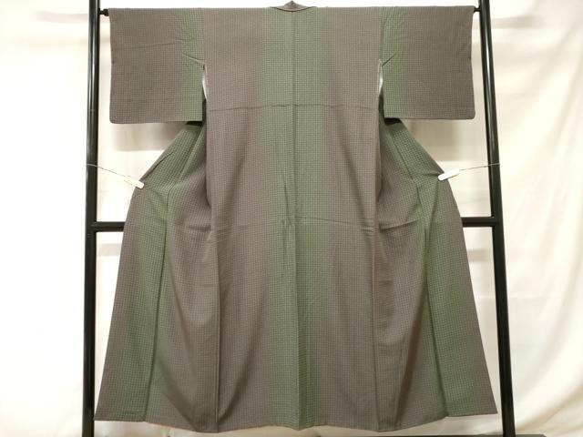 平和屋着物■上質な小紋　花間道　正絹　逸品　CABD3245ev