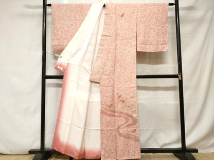 平和屋着物■中国三大刺繍　スワトウ刺繍　総刺繍　訪問着　流水地紙花文　やまと誂製　正絹　逸品　未使用　CABD3277ev