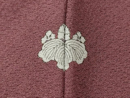 平和屋着物■上質な色無地　京紫色　正絹　逸品　CABD3377ev