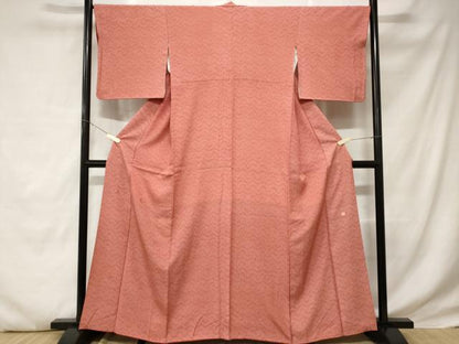 平和屋着物■江戸小紋　作家物　横段菱花文　正絹　逸品　CABD3382ev