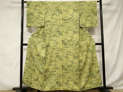 平和屋着物■上質な小紋　御所解文　正絹　逸品　CABD3390ev
