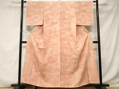 平和屋着物■上質な小紋　華秀　霞文　暈し染め　正絹　逸品　未使用　CABD3392ev