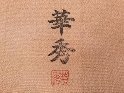 平和屋着物■上質な小紋　華秀　霞文　暈し染め　正絹　逸品　未使用　CABD3392ev