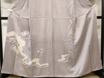 平和屋着物■訪問着　刺繍　絞り　文箱草花文　正絹　逸品　CABD3405ev