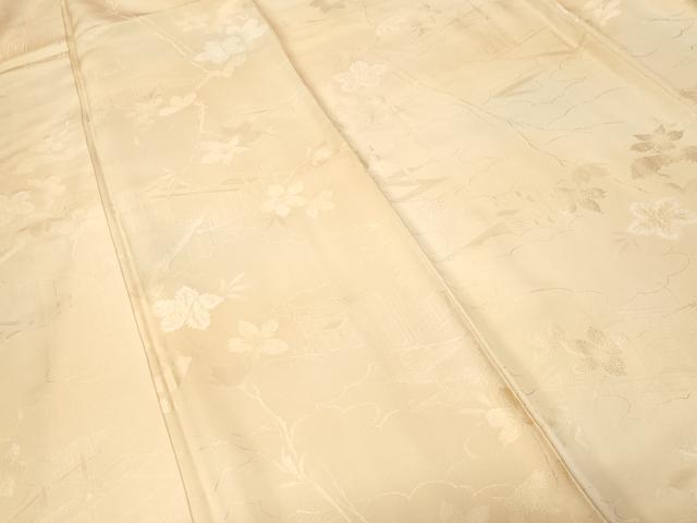 平和屋着物■上質な小紋　草花文　霞文　暈し染め　正絹　逸品　CABD3426ev