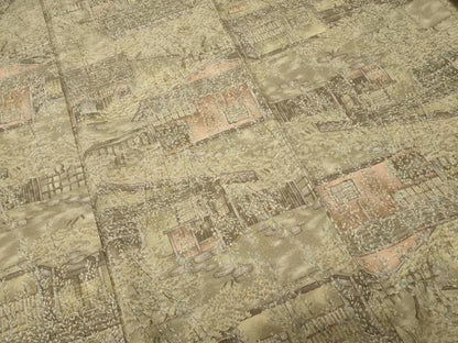 平和屋着物■上質な小紋 風景文 暈し染め 正絹 逸品 CABD3435ev